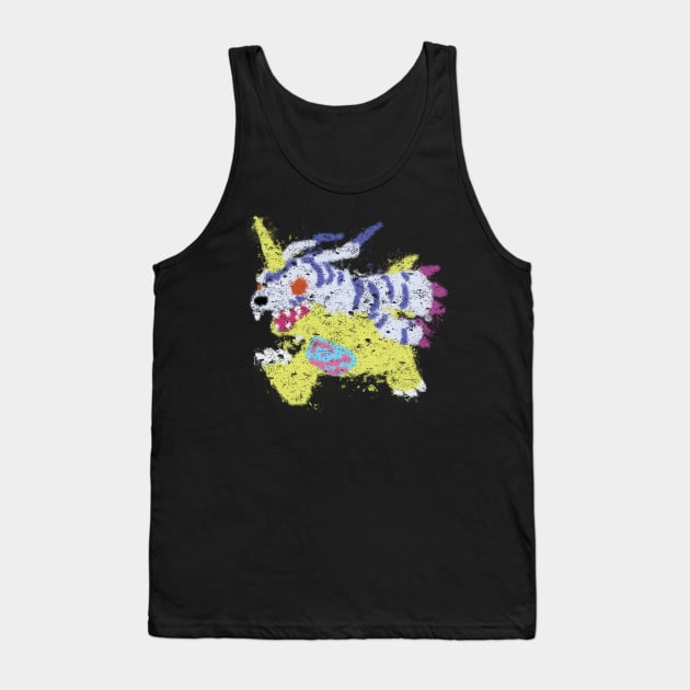 Gabumon Tank Top by bulby